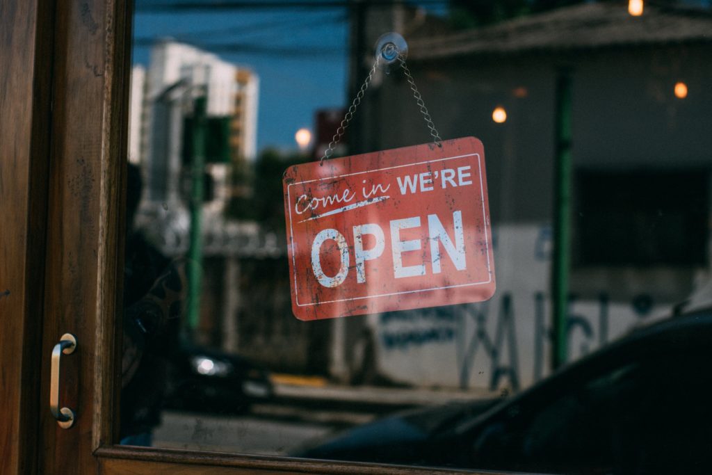 Business Open Sign